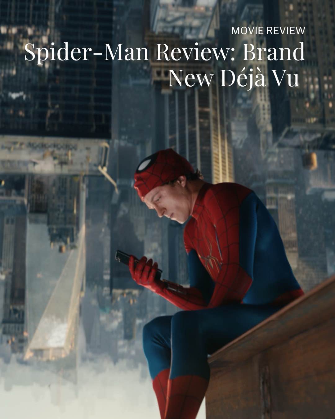 Student newspaper artwork for the Spider-Man Brand New Day movie review